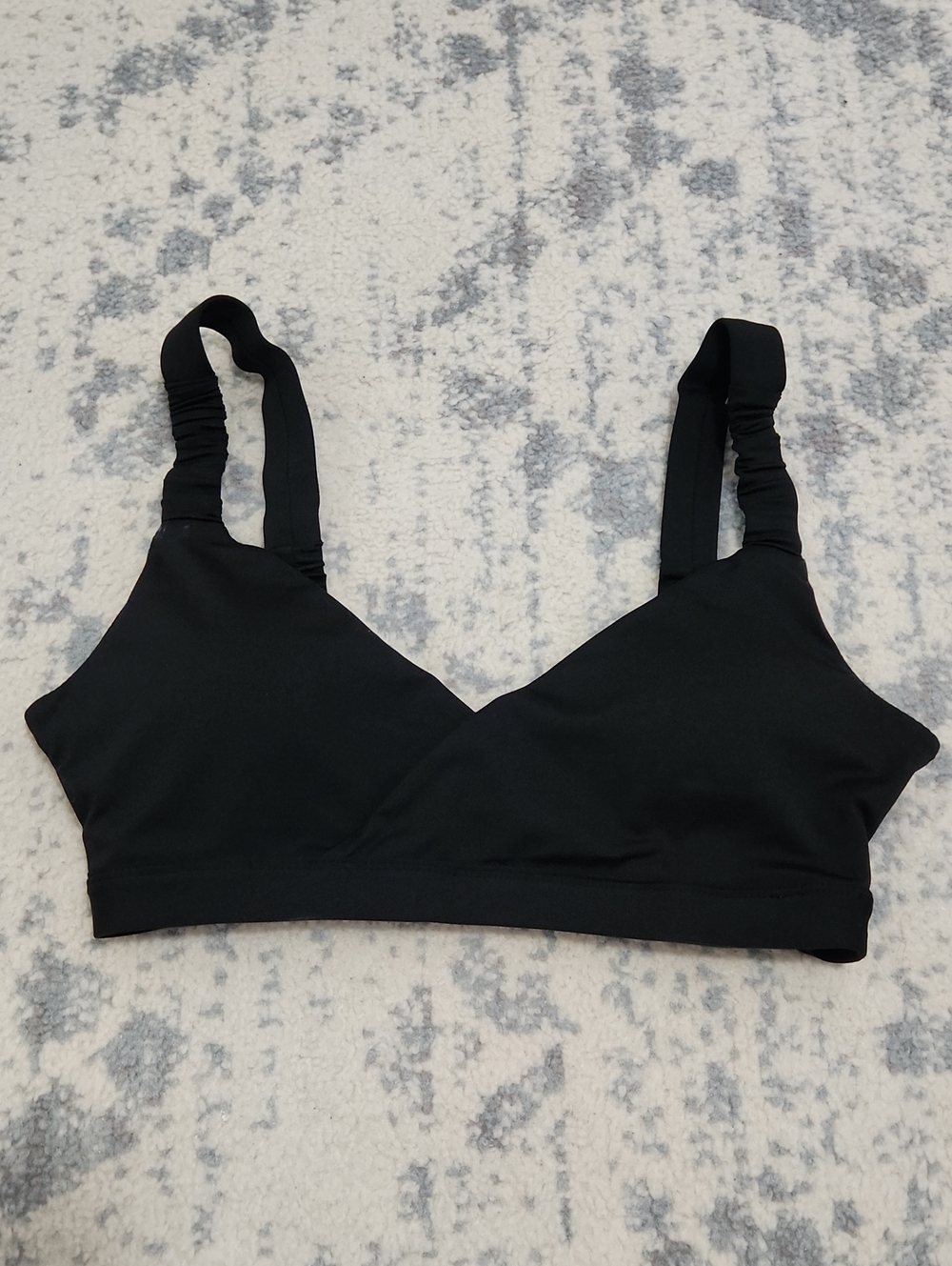 Fabletics Black Wireless Bralette with Stretchy Straps